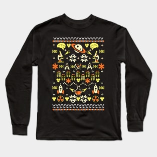 Science Ugly Christmas Sweater Long Sleeve T-Shirt